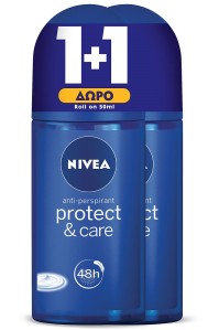 NIVEA Αποσμητικό Roll On Protect & Care Γυναικείο …