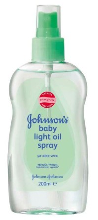 Johnson's BABY OIL SPRAY ALOE VERA 200ML