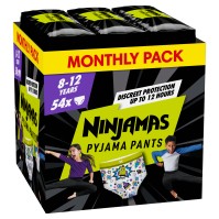 Pampers Ninjamas Boy Pyjama Pants Monthly Pack 8-1 …