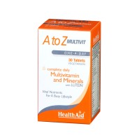 HEALTH AID A TO Z MULTIVIT - Lutein 30vetabs
