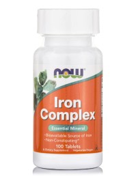 Now Foods Iron Complex Vegetarian 100tabs