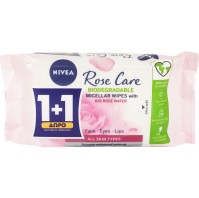 Nivea Micellar Wipes with Bio Rose Water 2x25τμχ 1 …