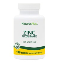 Natures Plus Zinc Picolinate w/B6 120tabs
