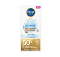 Nivea Sun UV Ultra Light Daily Fluid Medium Tinted &hellip;