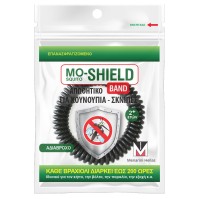 Mo-Shield Αντικουνουπικό Βραχιόλι Μαύρο 1τμχ