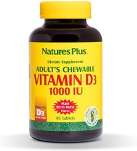 Nature's Plus ADULT'S CHEWABLE VIT. D3 1000 I.U., …