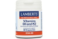 Lamberts Vitamins D3 and K2 60caps