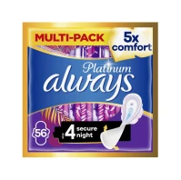 Always Ultra Platinum Secure Night Νο4 56τμχ