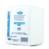 Asepta Gauze Swabs Επιθέματα Γάζας 7,5cm x 7,5cm 1 …