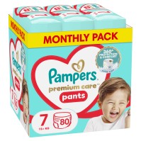 Pampers Premium Care Pants Μέγεθος 7 (15+kg) 80 Πά …