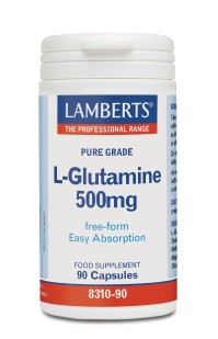 LAMBERTS L-GLUTAMINE 500MG 90CAPS