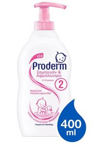 Proderm Bath Shampoo 1-3 ετών 400ml