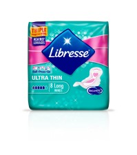 Libresse Σερβιέτες Ultra Thin Long Wings 8τμx