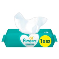 Pampers Sensitive Μωρομάντηλα 52τμχ