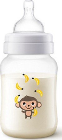 Avent Μπιμπερό Classic+ 1m+ με Σχέδιο Μαϊμουδάκια …