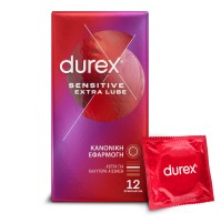 Durex Sensitive Extra Lube 12τμχ