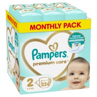 Pampers Premium Care Πάνες Μέγεθος 2 Monthly Pack …