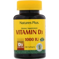 Nature's Plus Vitamin D3 1000 IU 180 softgels