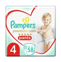 Pampers Premium Care Pants Μέγεθος 4 9-15Kg 58 Πάν …