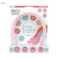 Invisibobble Hairhalo Retro Dreamin Eat Pink and b …