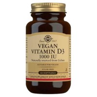 Solgar Vegan Vitamin D3 1000iu 60 softgels
