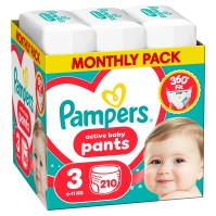 Pampers Active Baby Pants Monthly Pack Νο3 (6-11kg &hellip;