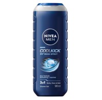 Nivea Men Cool Kick 3in1 Shower Gel 500ml