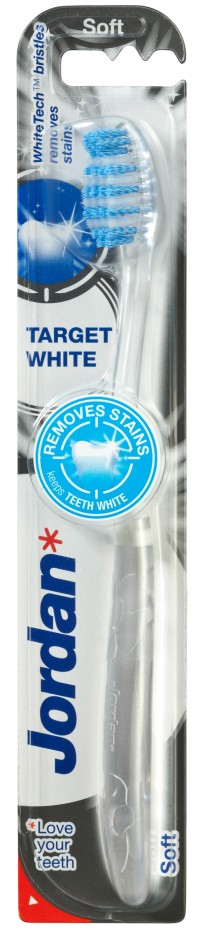 JORDAN Target White Οδοντόβουρτσα Soft 1τμχ.