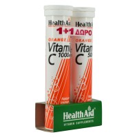 HEALTH AID Vitamin C 1000mg & 500mg Πορτοκάλι - 20 …