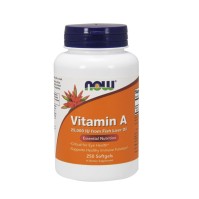 Now Foods Vitamin A  25,000 IU From Fish Liver Oil …