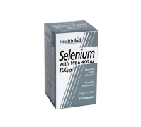 HEALTH AID SELENIUM 100UG + VITAMIN E 400IU CAPSUL …
