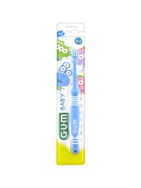 Gum 213 Baby Soft Μπλε Οδοντόβουρτσα 0-2 Ετών 1τμχ
