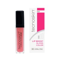 Tecnoskin Lip Boost Gloss Color 03 Coral Pink 7ml