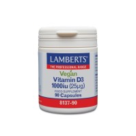Lamberts Vegan Vitamin D3 1000iu 25mg 90caps