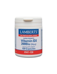 Lamberts D3 2000iu (50mg) 120caps