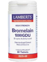 LAMBERTS BROMELAIN 1000MG 60CAPS