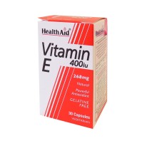 HEALTH AID VITAMIN E 400IU NATURAL VEGETARIAN CAPS …