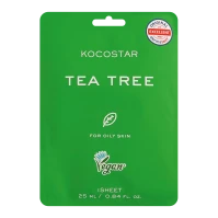 Kocostar Tea Tree Face Mask Εμποτισμένη Μάσκα Τόνω …