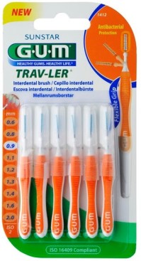 Gum 1412 Μεσοδόντια Trav-Ler Interdental Brush 0,9 …