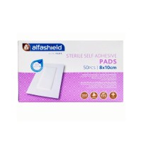 Alfashield Self Adhesive Pad 8cmX10cm Αποστειρωμέν …