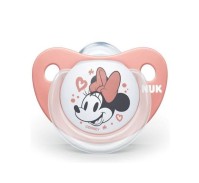 Nuk Trendline Mickey Πιπίλα Σιλικόνης με Θήκη Λευκ …