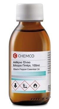 Chemco Αιθέριο Έλαιο Μαύρου Πιπέριου 100ml