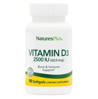 Nature's Plus Vitamin D3 2500 IU 90 softgels