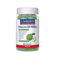 Lamberts Vitamin D3 1000iu Gummies με Φυσική Γεύση …