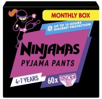 Pampers Ninjamas Girl Pyjama Pants Monthly Pack 4- …