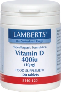 LAMBERTS VITAMIN D 400IU 120TABS