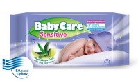 BABYCARE SENSITIVE Μωρομάντηλα 63τμχ