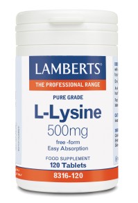 LAMBERTS L-LYSINE 500MG 120 caps