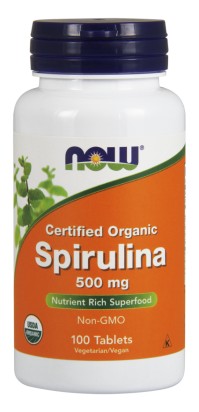 Now Foods Spirulina 500mg 100tabs