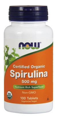 Now Foods Spirulina 500mg 100tabs